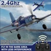 New Volantexrc F4U Corsair RC Plane Aerobatics 2.4G 4CH EPP Foam 400mm Wingspan Remote Control Airplane Aircraft Fighter761-8 V2 5