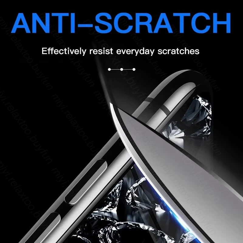 5PCS Full Glue Soft Hydrogel Film HD Curved Screen Protector, Case Friendly