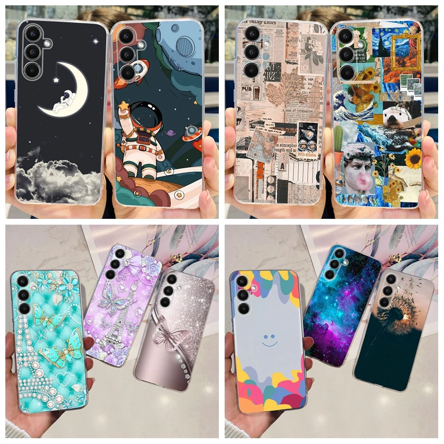 Custodia In Silicone Per Samsung Galaxy A14 A34 A54 5G Cover New Fashion Slim Soft Bumper Per Samsung A34 5G Sm-A346B A 34 Phone Fundas
