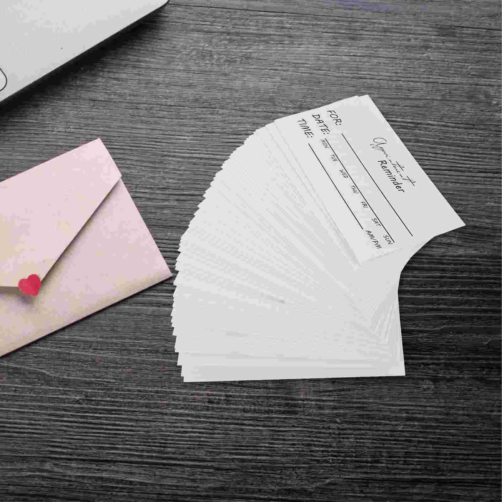 50 Pcs Writing Reminder Cards Appointment Cards Business Greeting Delicate Paper Printing Products Creative