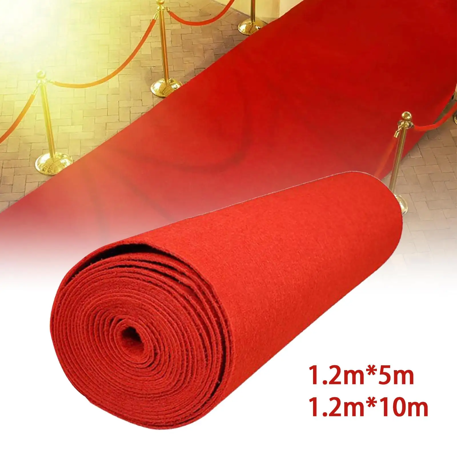 Wedding Carpet Red Carpet Aisle Runner 1.2M Wide for Baby Shower Exhibition Ceremony