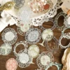 30pcs/pack Decor Scrapbook Hollow lace Materials Paper Combo Kit DIY Junk Journal Collage Photo Album Vintage Stationery 4