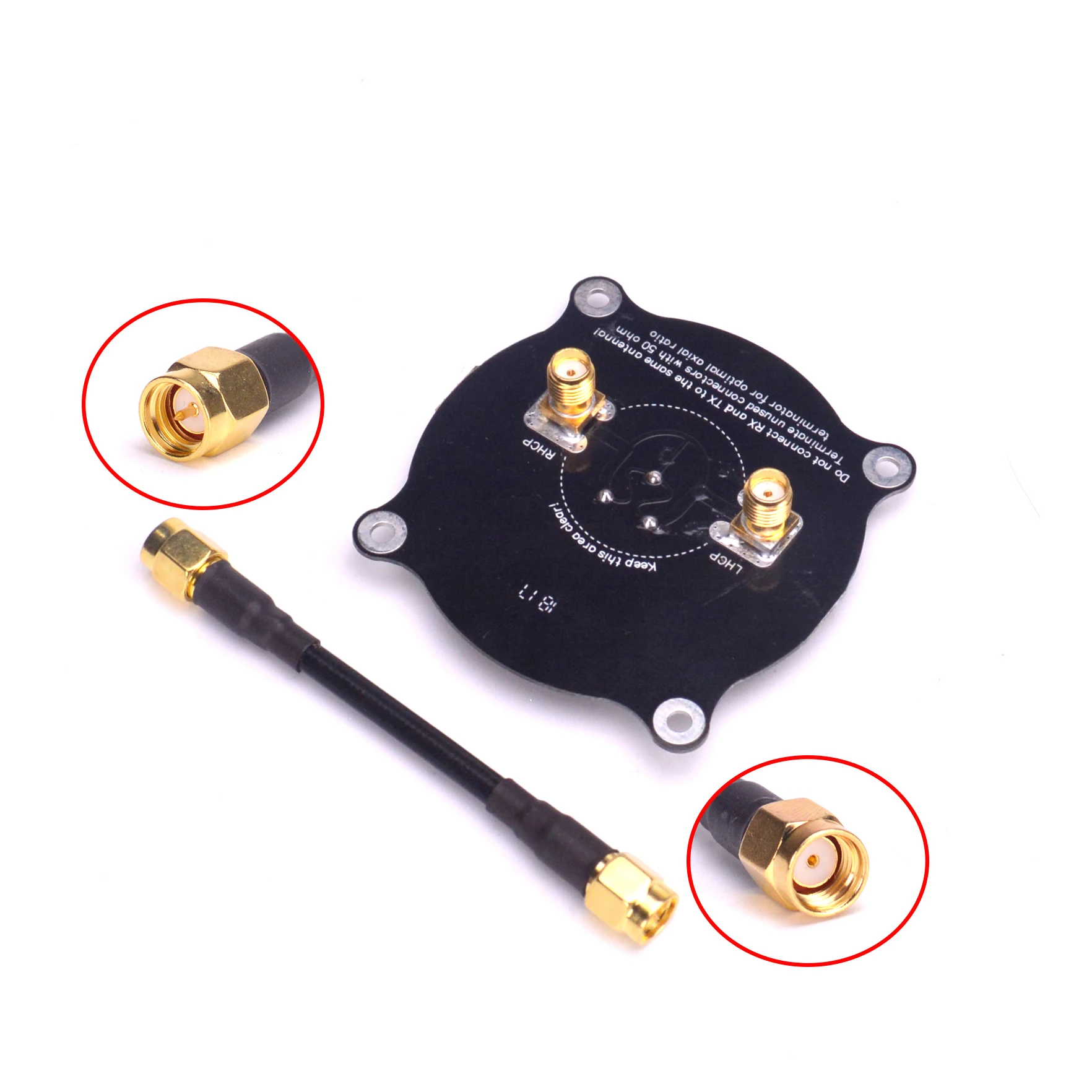 Antennes FPV VTX VRX RPSMA SMA Longue Courte - Lot de 6 Couleurs