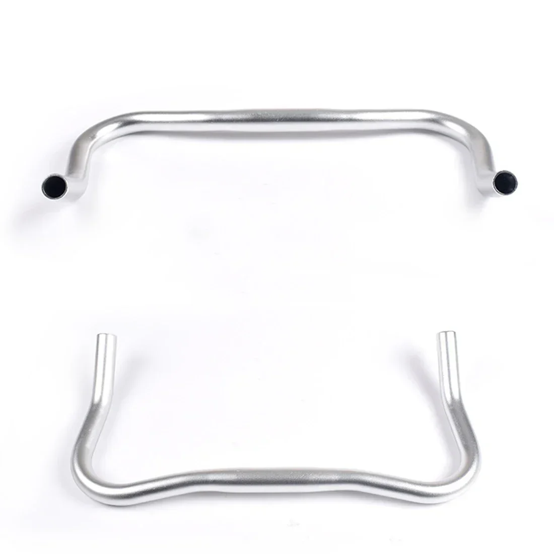 Bicycle Handlebar 1pc Road Bike Bicycle Bullhorn Handlebar Bend Bar 25.4x370mm Aluminum Alloy Bicycle Horn Handle Bend Handle Components Parts