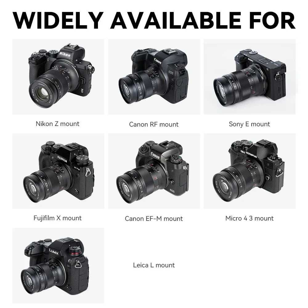 7artisans 60mm F2.8 II Mark APS-C 매크로 렌즈 ( E ZVE10, 니콘 Z Z6II, 후지 XF, 캐논 RF R6, 마이크로 4/3 GH1/GH2, 라이카 T TL SL 용)