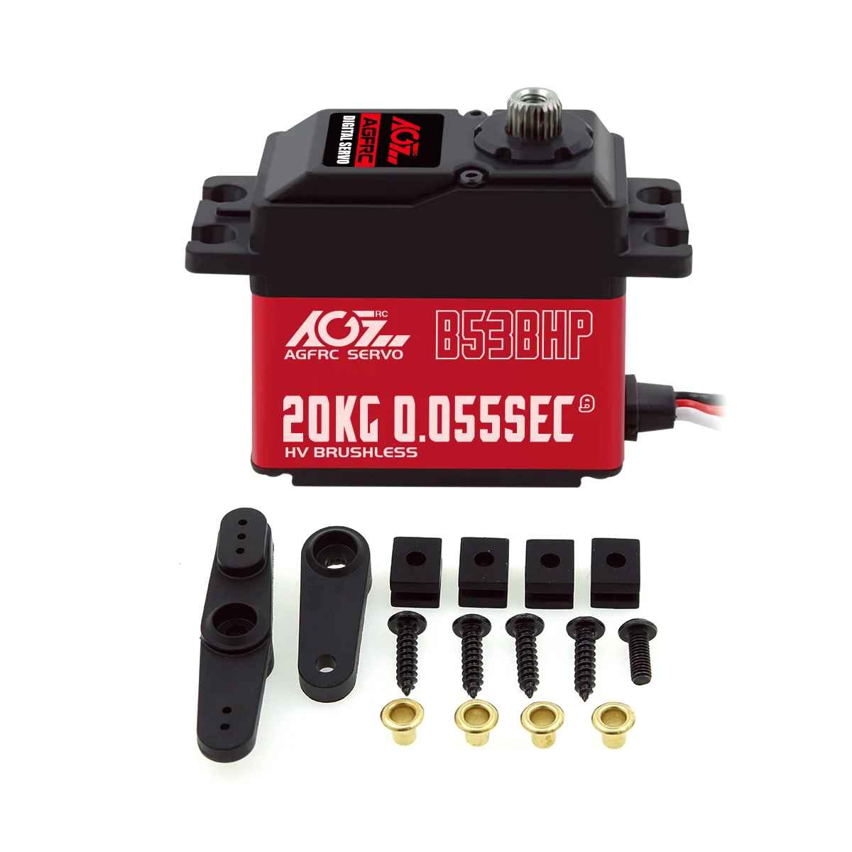 AGFRC 귯ø RC  1/10 RC ī Ʈ ũѷ, α׷   ǥ , ƿ  ׷̵, B53BHP V2 HV 20kg