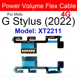 Enhanced Side Key Switch Control Flex Cable for Motorola Moto G Stylus 5G (G Stylus 4G 2022)