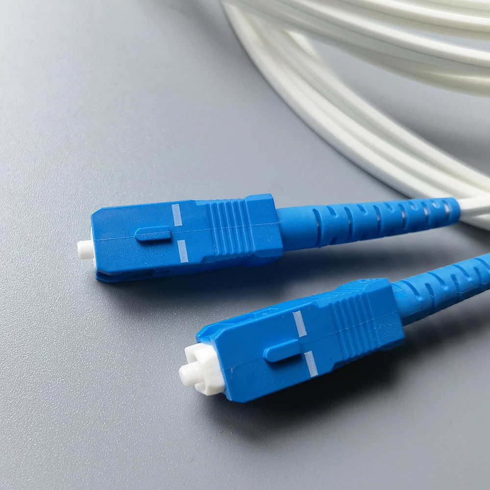 High-Speed Fiber Optic Drop Cable SC/UPC-SC/UPC 60M/70M/80M/90M/100M/120M Single Mode Indoor OS2 Patch Cord Free Adapters