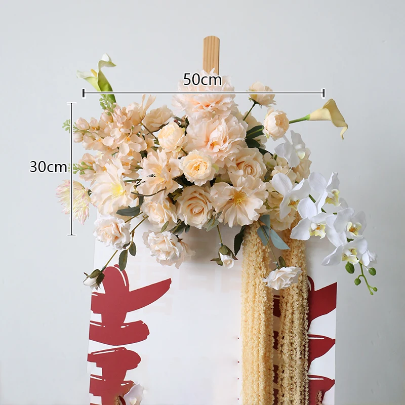 4 Decorazioni Per Auto Da Matrimonio Con Fiori Artificiali – Fiocchi In Poliestere, Colori Champagne, Rosa E Grigio
