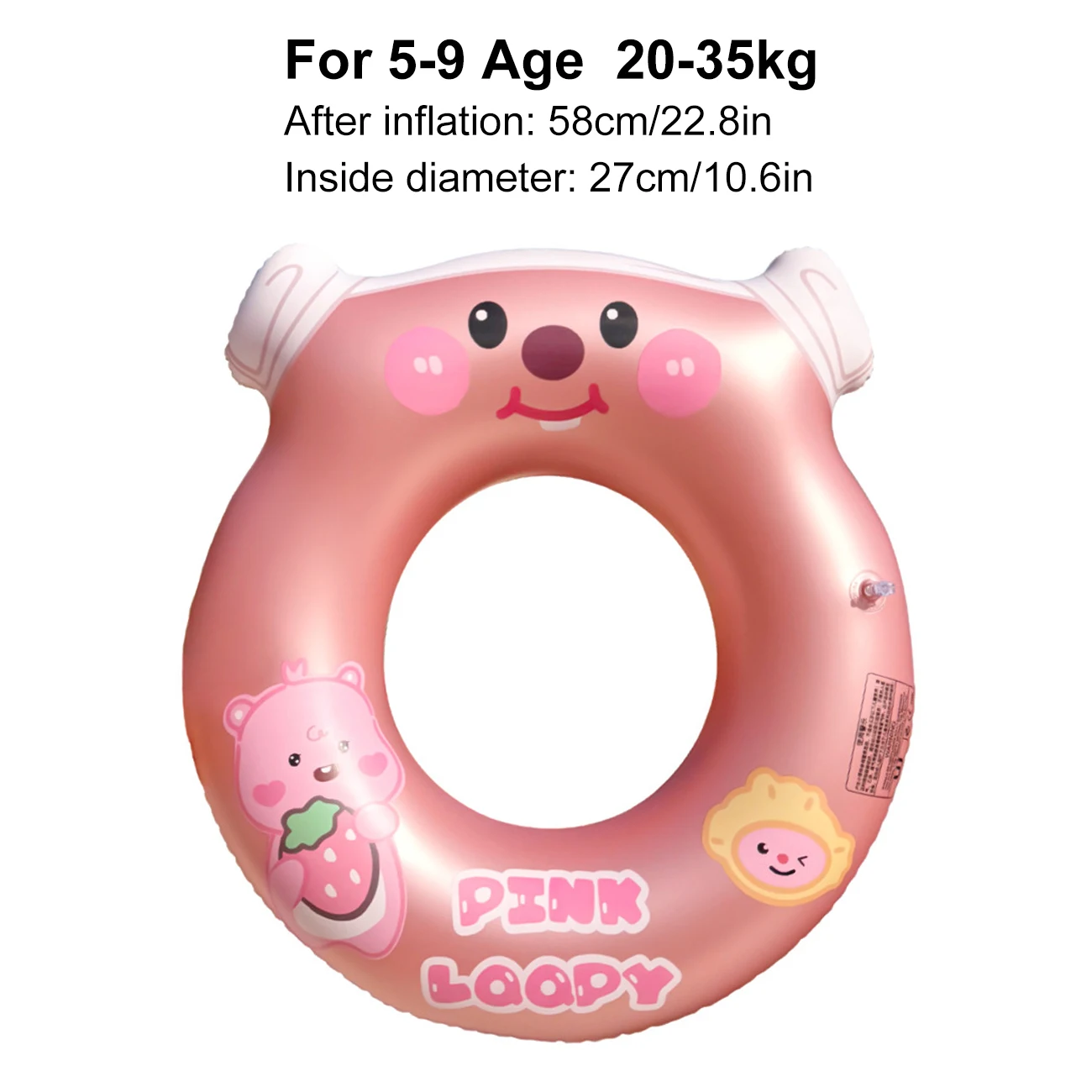 1PC  Cute little pig  Cute little fish  Pool floats kids  Pool floaties  Pool toys for kids ages 5-9 5