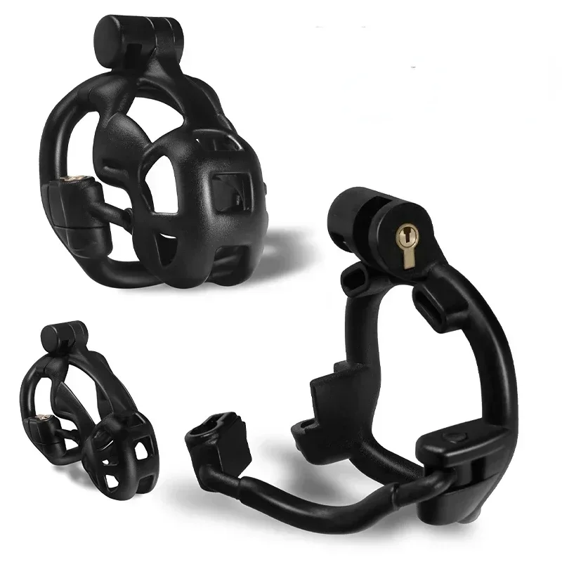 Penis Ring Cobra Upgrade Reinforce Cock Cage Double-Lock Rotatable Guardrail Chastity Device Adult Sex Toys for Man 18+ Sex Shop