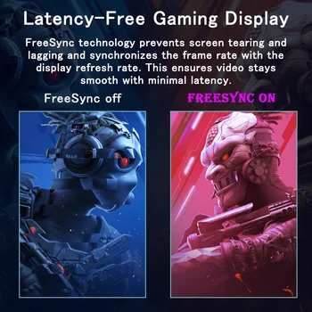 GreBear 165/144Hz Gaming Monitor 24 Inch - FHD 1080P IPS Screen 1ms (GTG) Home Office Computer Display, FreeSync Technology, 100 3