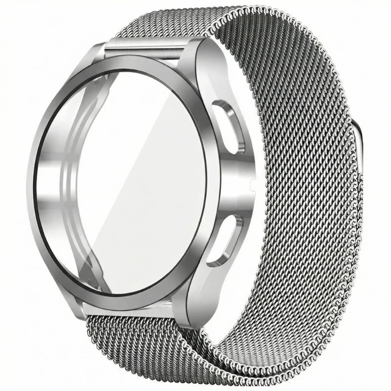 Stainless Steel Strap with Protective Cover for Smartwatch - 40mm/44mm