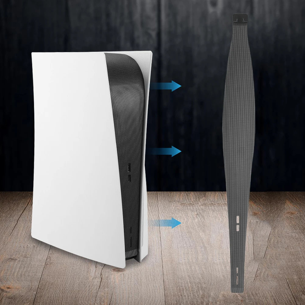 Dust Cover Mesh Breathable with 2 Pair Thumb Grips & Dust Plugs Set Dust Net Dustproof Net Filter for PS5 Disc&Digital Console