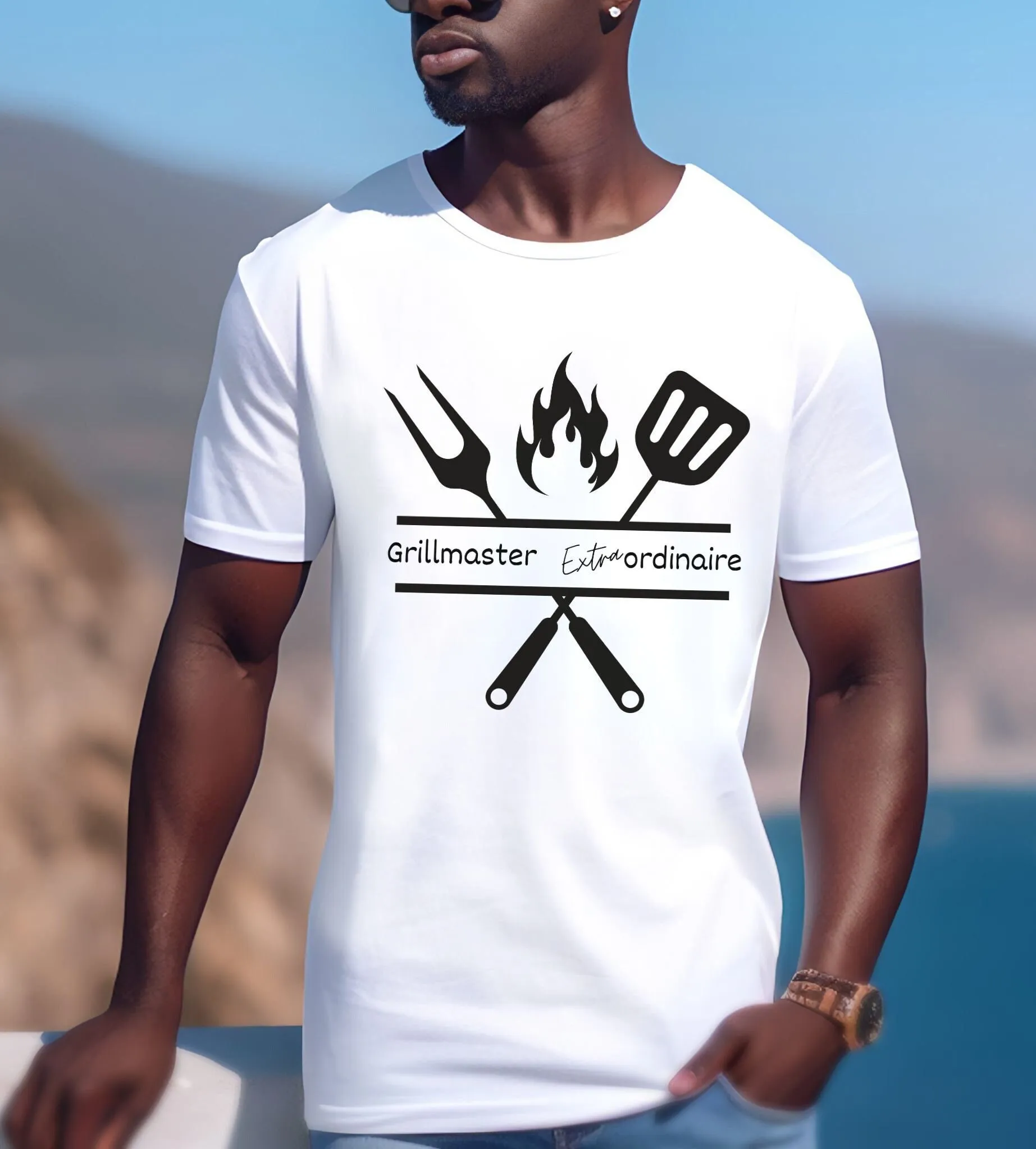 Футболка Grillmaster, футболка шеф-повара, футболка с грилем, модная Винтажная Футболка