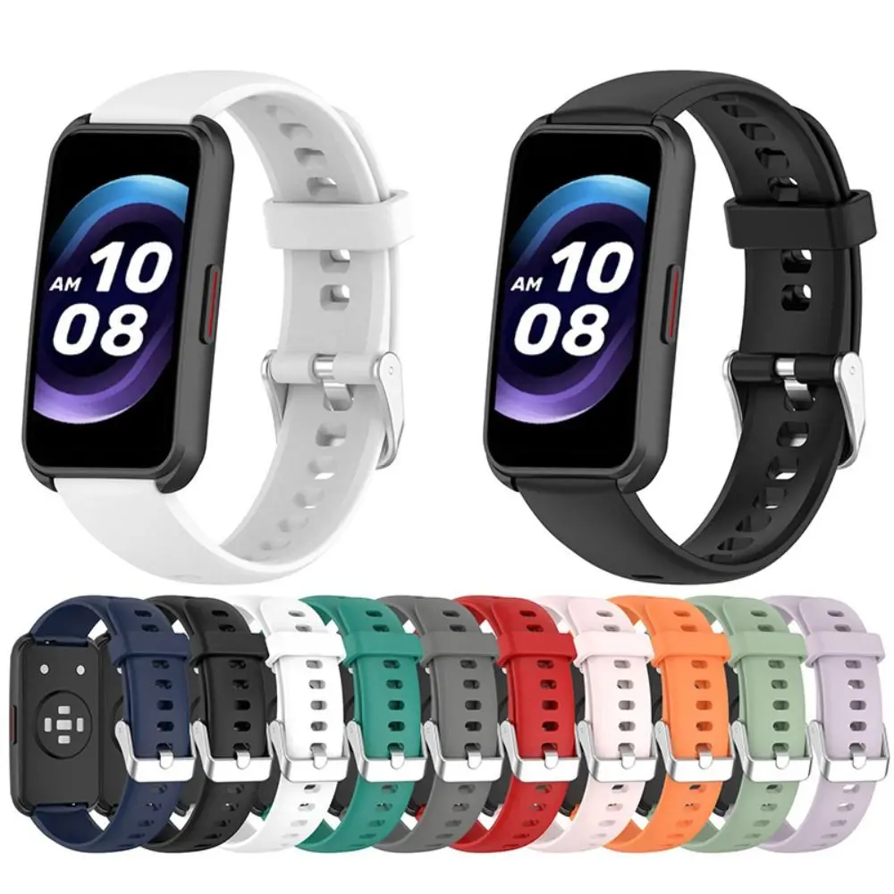 

Силиконовый ремешок для наручных часов, сменный Браслет для Huawei Watch fit mini Band B6 B3, 16 мм