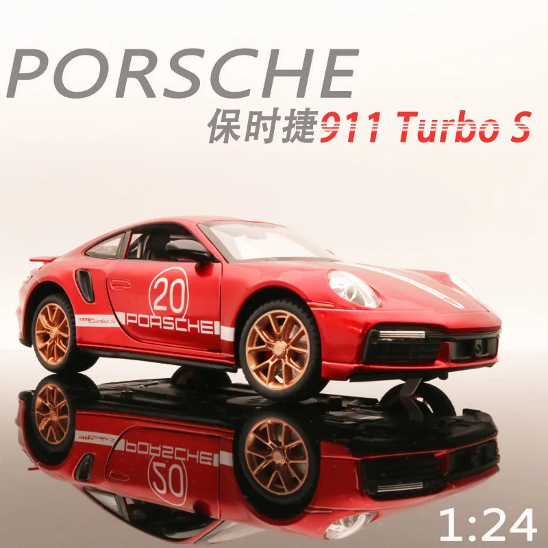 1/24 Scale Porsche 911 Turbo S Diecast Alloy Pull Back Car Collectable Toy  Gifts For Children - Railed/motor/cars/bicycles - AliExpress