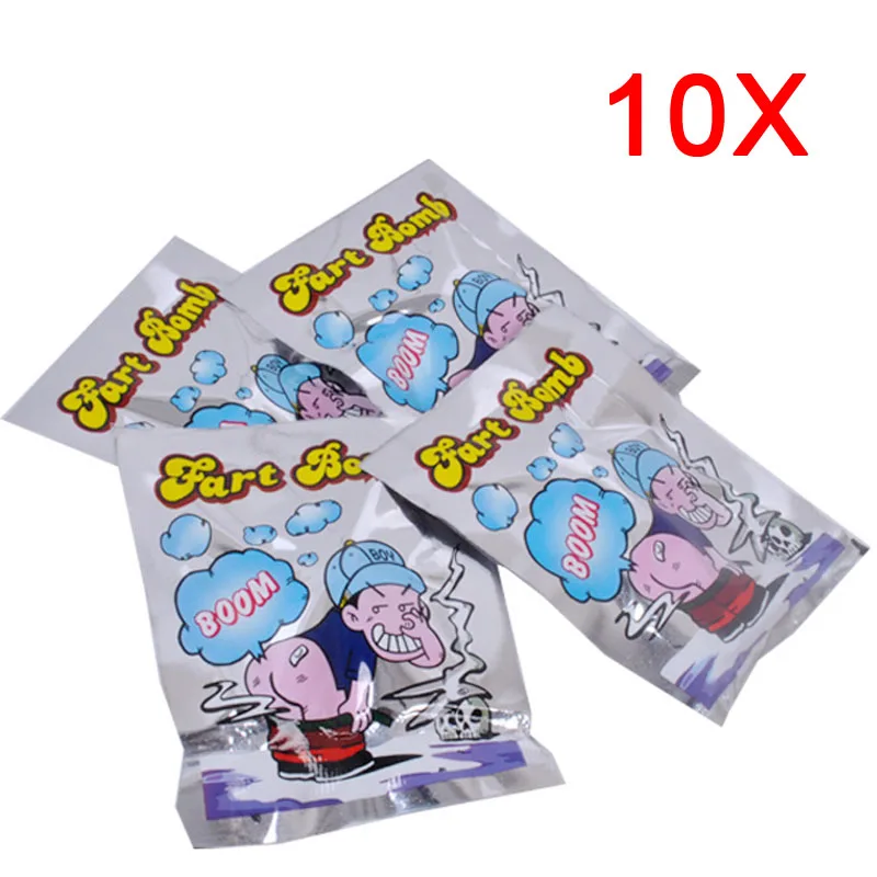 Shock Toys 10/20PCS Funny Explosion Smelly Package The Whole People Toy Stink Fart Packages Odor