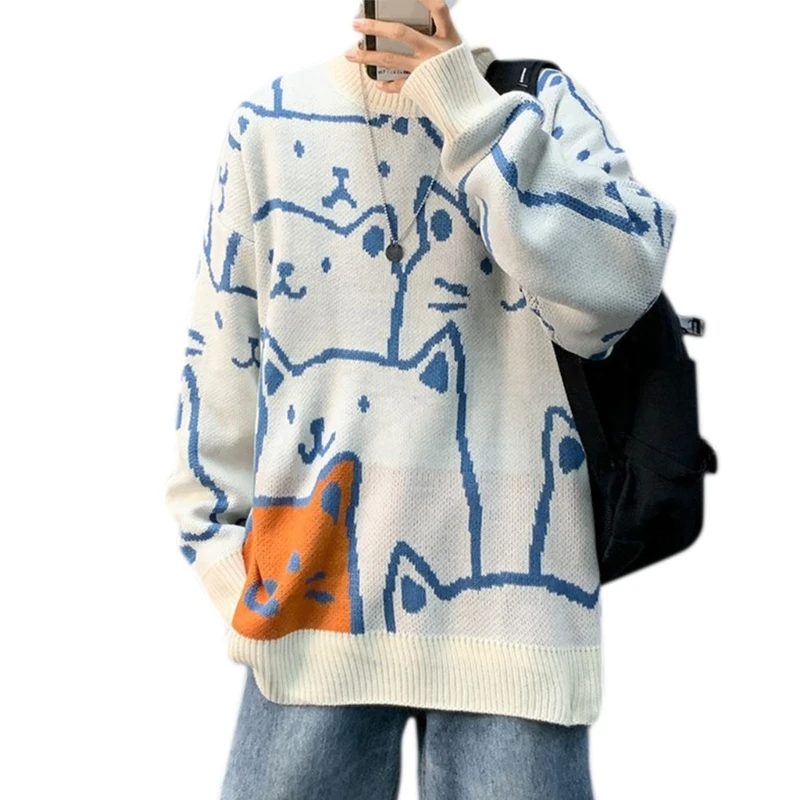 90s Y2k schattige anime grappige cartoon kat hoodie vrouwen harajuku ullzang kawaii grafische kat sweatshirt winter warme hoody vrouwelijk kopen vanaf een prijs van 3.73