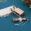 1/12 Dollhouse Miniature Sleigh Sled Ski Poles Pendant Christmas Scene Decoration Dolls House Xmas Accessories Kids Toys Gift 1