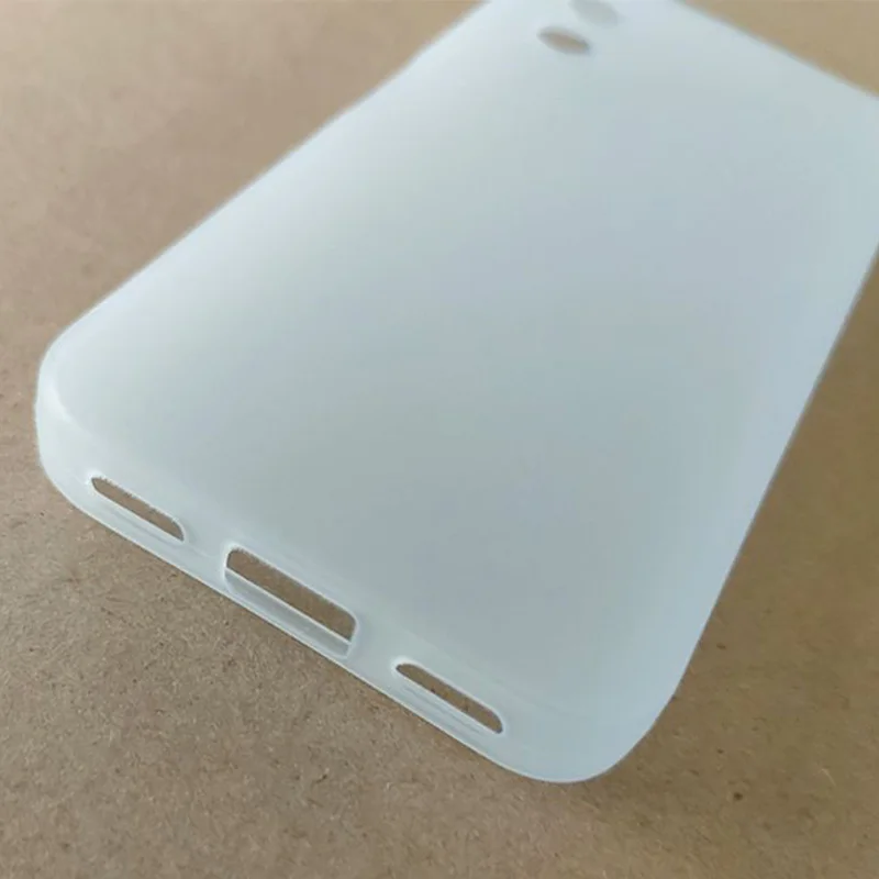 Premium Matte Black Frosted Soft TPU Phone Case - Ultra Slim Protective Shell