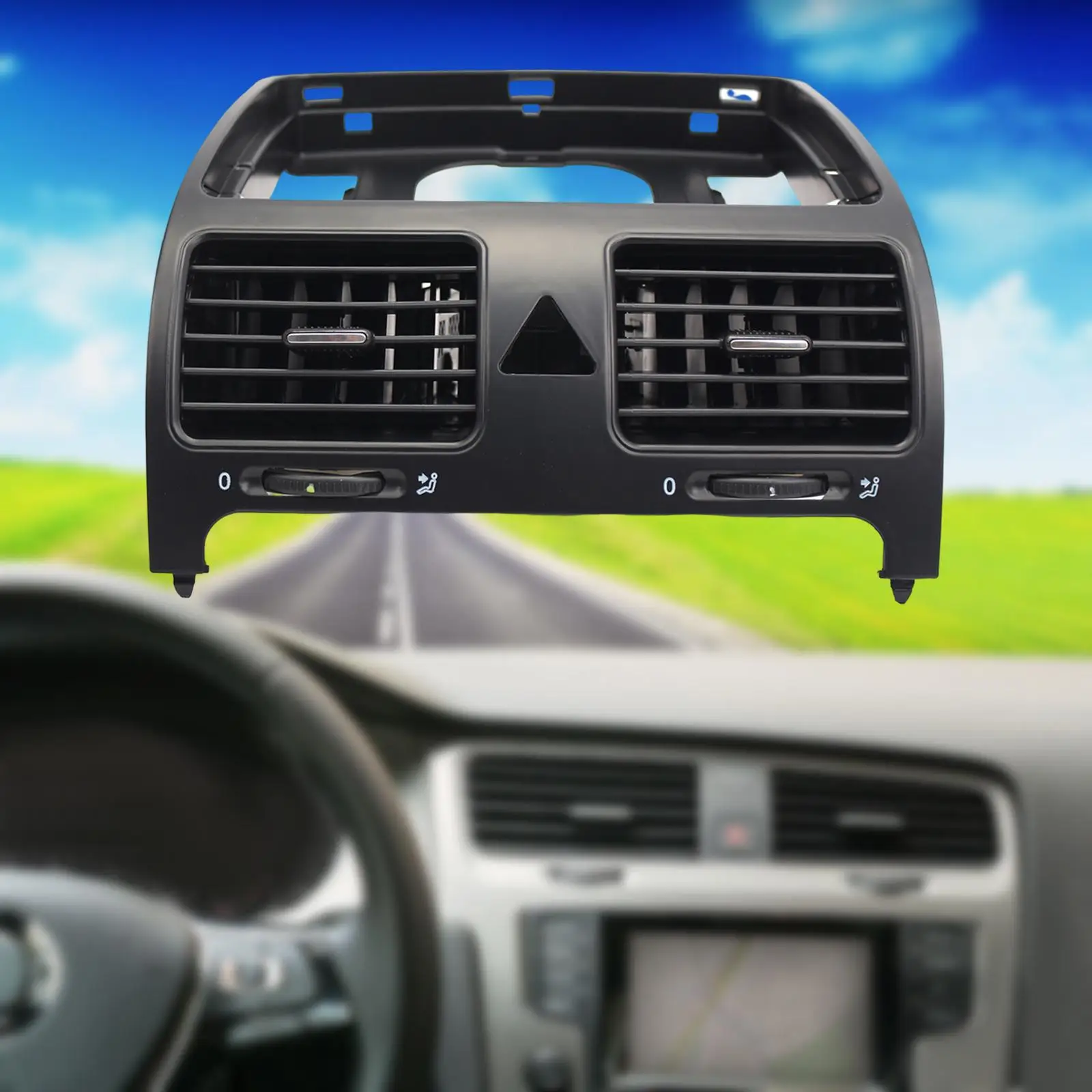A/C Air Vent Outlet Grille Panel Center for forVW Golf MK5 1K0 819 728 1K0819728H 1K0819743B Auto Interior Accessories