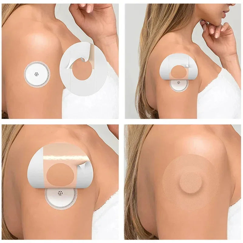 Outdoor Rock Climbing Waterproof Adhesive Sensor Patch, Freestyle Libre Plaster, Skin-Friendly Anti-Slip, Long-Lasting,10 Pieces