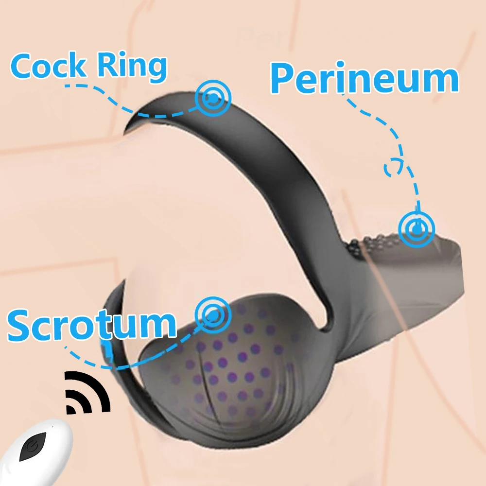 Fernbedienung Penis Ring Vibrierender Mann Sexspielzeug für Paare Vibro Verzögerung Paar Verzögerung Ejakulation Keuschheit Hodensack Hoden Männliche Massage