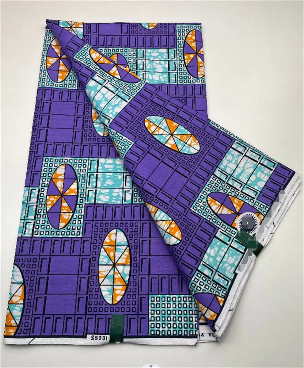 

Classical Design African Real Wax Prints Fabrics Veritable Guaranteed Ankara Soft 100% Cotton Fashion Pagne Dress Wax Loincloth