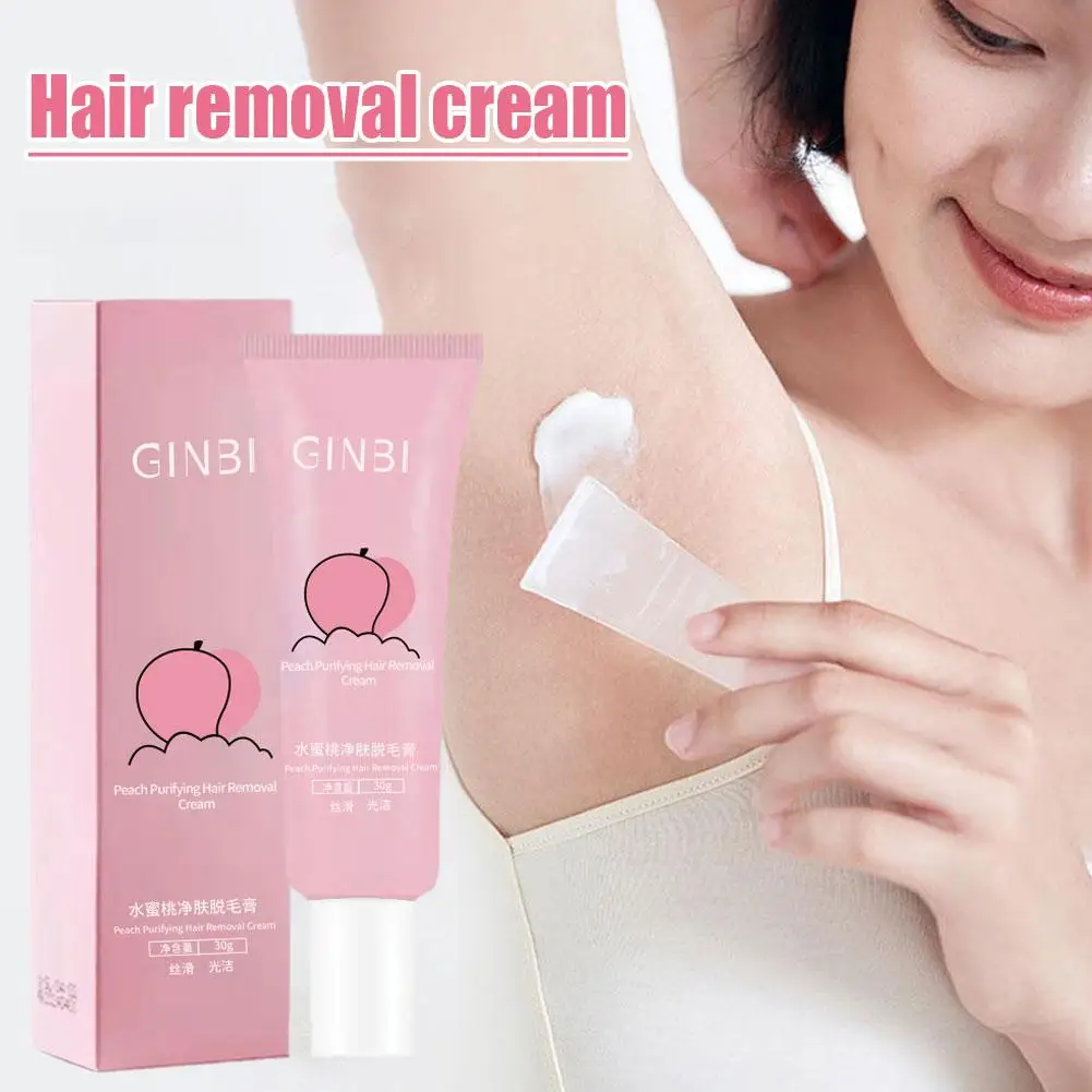 

Peach Hair Removal Cream Painless Hair Remover For Lips Armpit Legs And Arms Skin Care Body Care Depilatory Cream For Men W F6w6