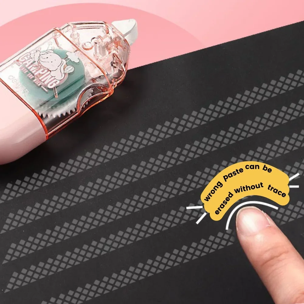 8m*5mm DIY  Dots Glue Tape Scrapbooking Collage Photo Album School Stationery Supplies Roller Tape Double Sided Adhesive 4