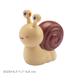 Large Farm Animal Building Block Set - Educational Assembly Toys (Brown Snail)