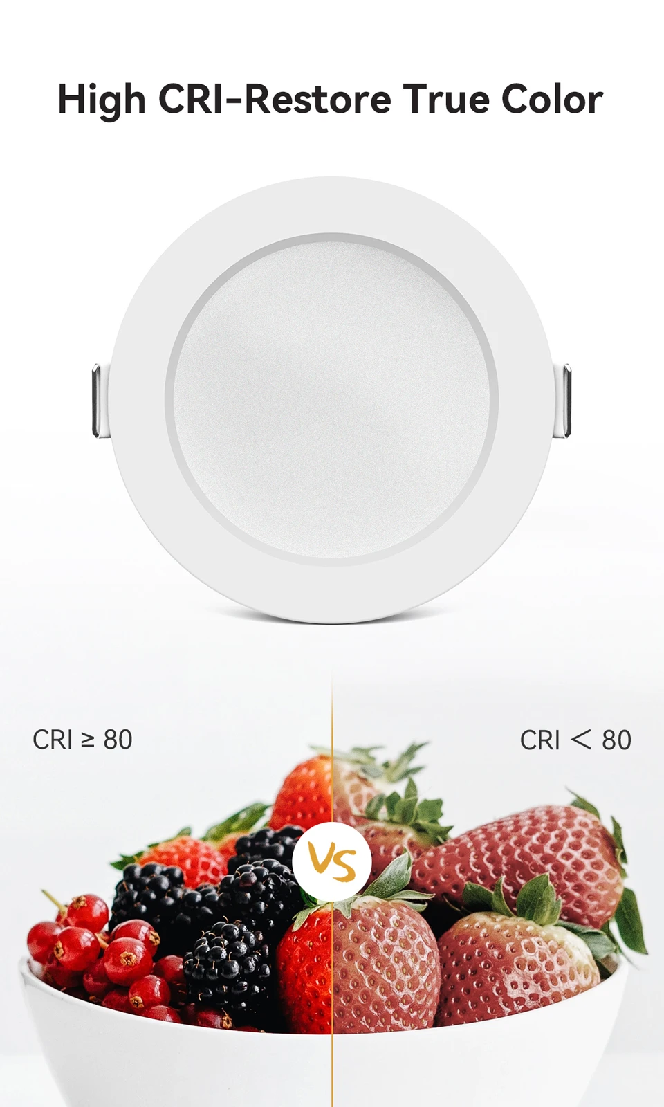 Description Picture 6 of item10 Pcs LED Downlight 220V Ceiling Light Recessed Down Light Round LED Panel Light 5W 7W 9W 12W 20W Cold Warm White LED Spotlight