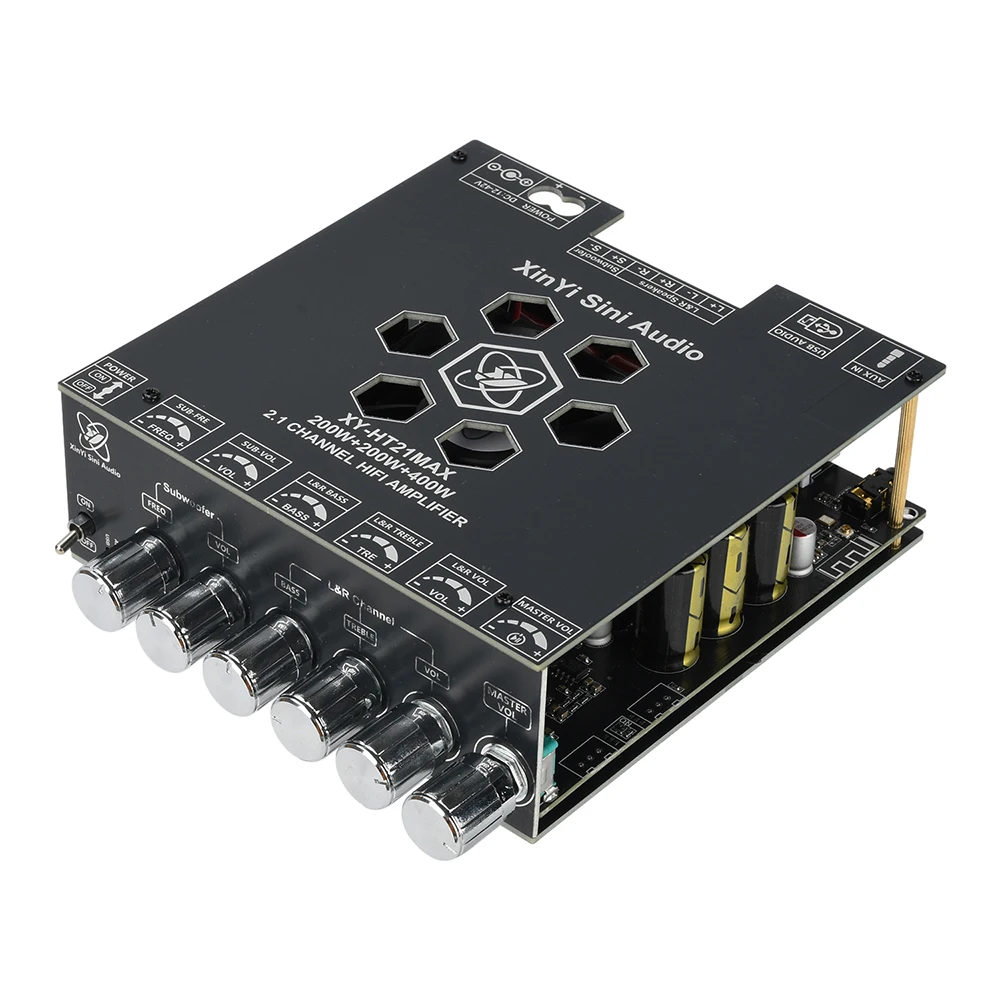 XY-HT21MAX 2.1 Channel Bluetooth Amplifier Board DC 12-42V TPA3223