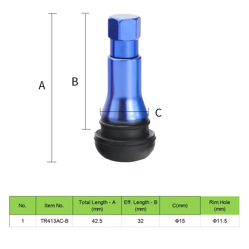 Valve Pneu Voiture, 4 PS cuivre TR414 Valve de Pneu Valve de Valve Tige de  Valve de Pneu de Voiture avec Valve Valve Core Valve Bouchon TR414 Tige en