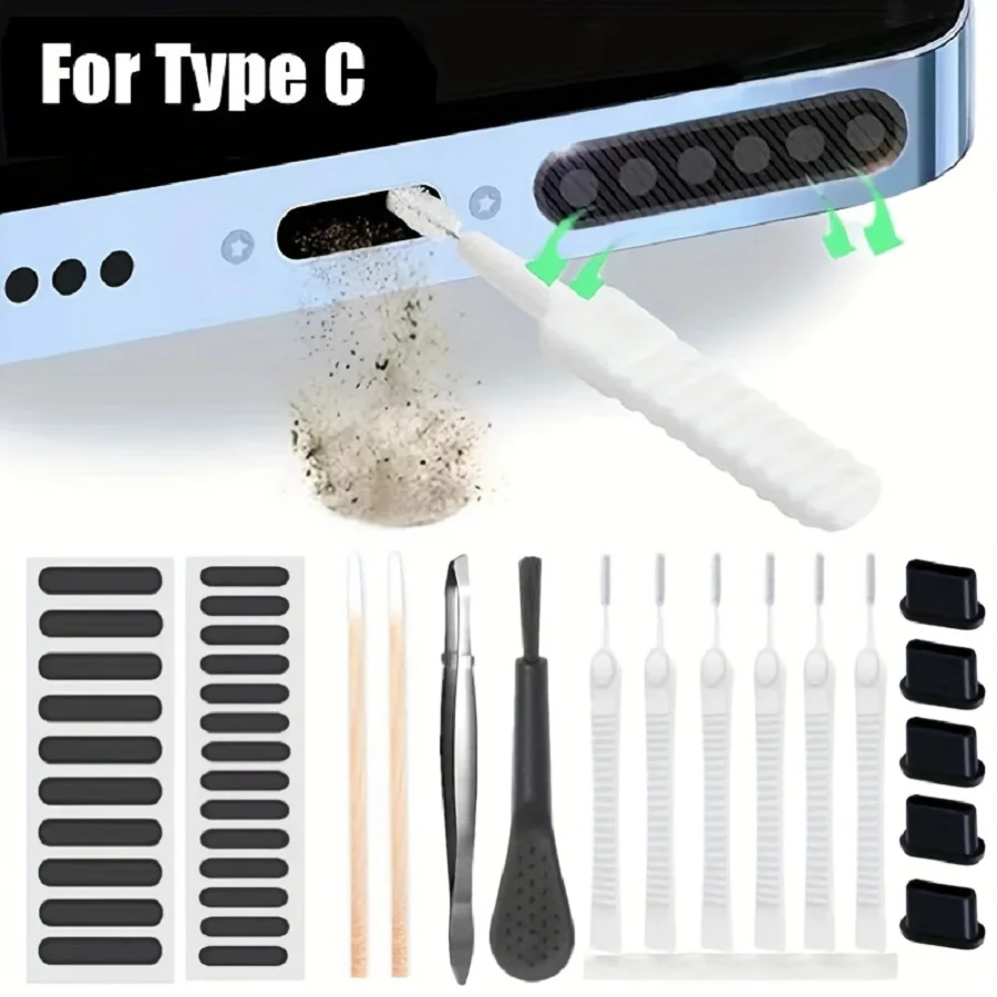 66pcs Universal Phone Speaker Cleaning Tool Kit 1