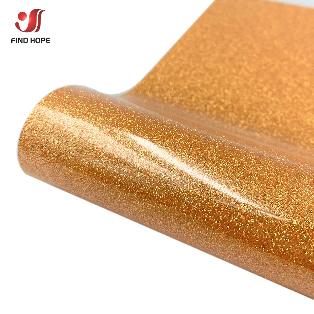 Vibrant Glitter Heat Transfer Vinyl for DIY T-Shirts and Gifts - 38 Assorted Colors
