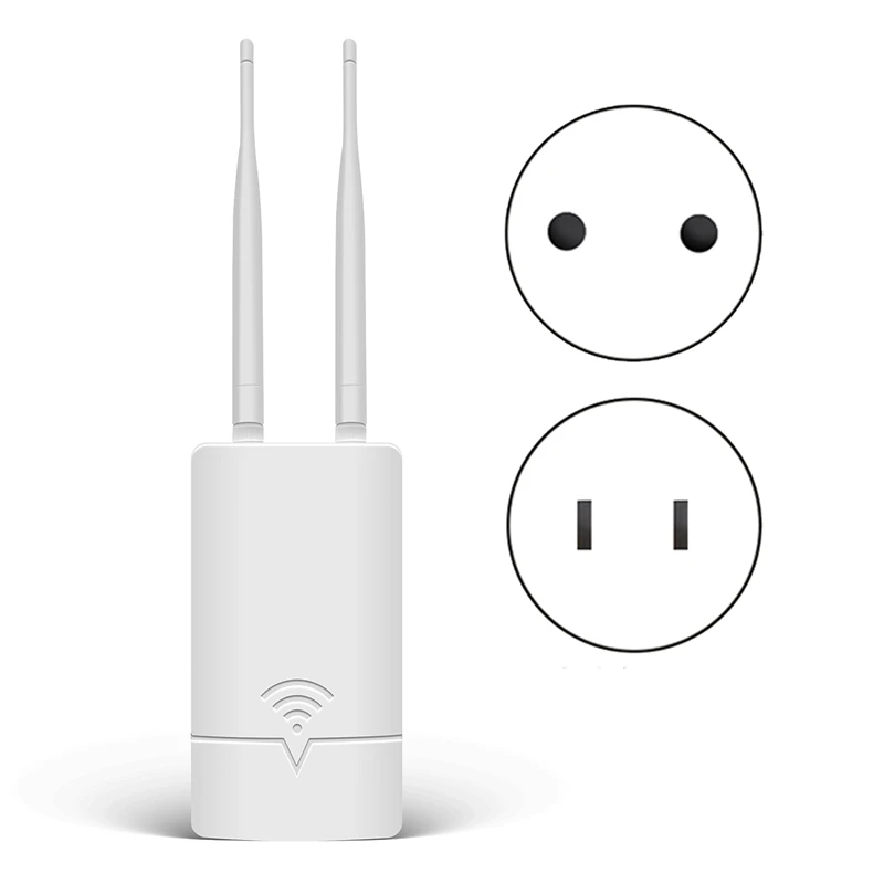 

2.4G Wireless Wifi AP Router 300Mbps With 2X5dbi Antenna Support Poe And DC Power Supply For Outdoor Monitor