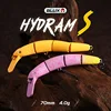 BLUX HYDRAM-S Joint Minnow 70mm 4g 0.2-0.6m Fishing lure Sinking Crank Wobbler Area Trout  Stream Freshwater Bait Gear 3