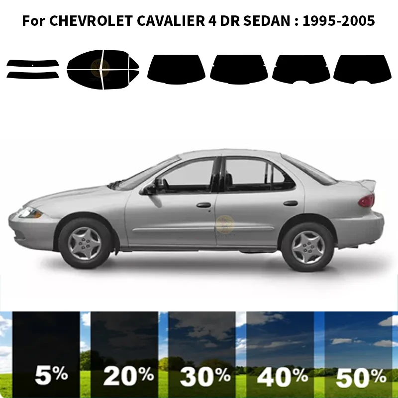 

Нанокерамическая Автомобильная УФ-пленка Precut для окон, автомобильная оконная пленка для CHEVROLET кавалера 4 DR SEDAN 1995-2005