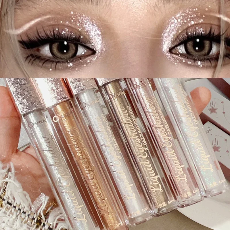 Lasting Glitter Liquid Eye Shadow Pearlescent Sequins Eyeshadow Lying Silkworm Diamond Shimmer Waterproof Eye Makeup Cosmetics