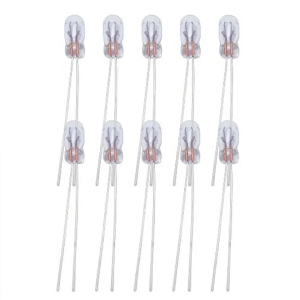 Car Dashboard Lamp Bulb 20pcs Miniature 12V Lamp Light Bulb Edison Incandescent Filament T3 Halogen Bulb