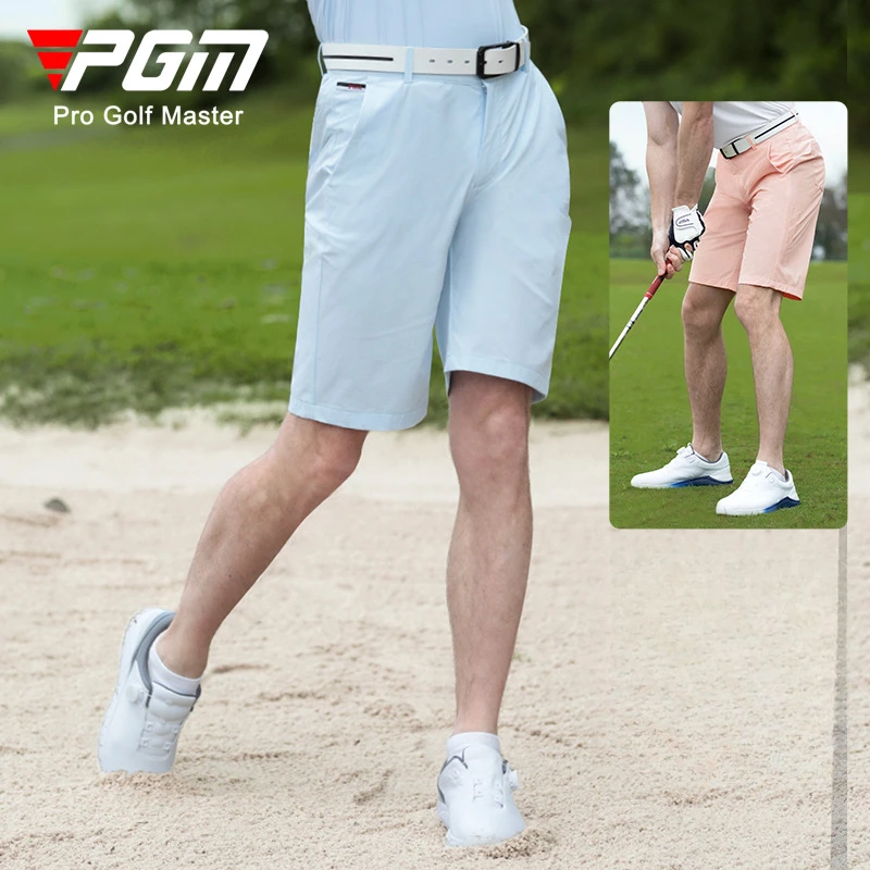 PGM Golf Shorts Mens Summer Golf Shorts Sweatpants Male Elastic Sash Sports Wear Fast Dry Casual Trousers KUZ183