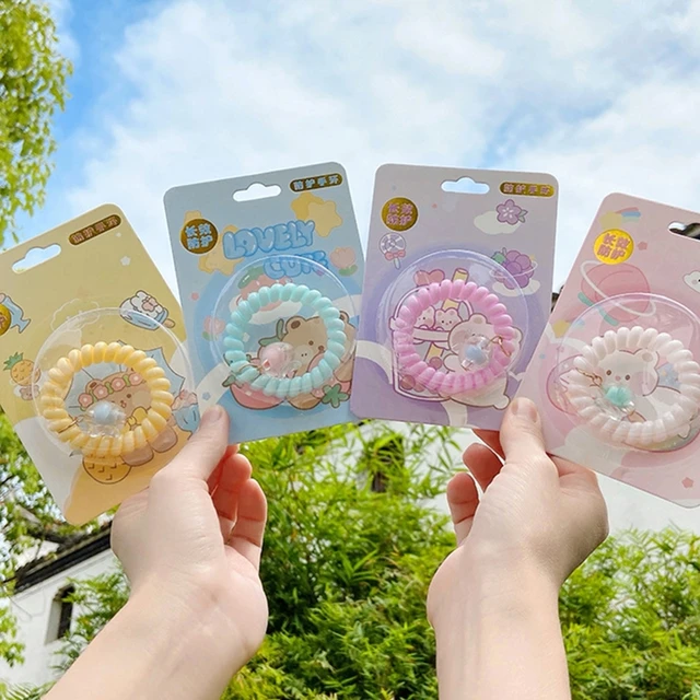 Rajzfilm Szúnyogtaszító Karkötő Elasztikus Citronella Csuklószalag Gyermekek Számára Felnőtteknek Szabadtéri Utazás M68E - Image 5