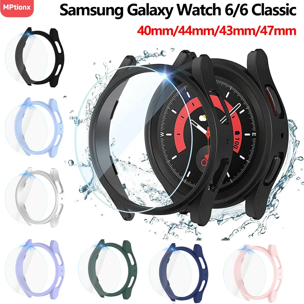 Waterproof Protective Glass+Case with Screen Protector
