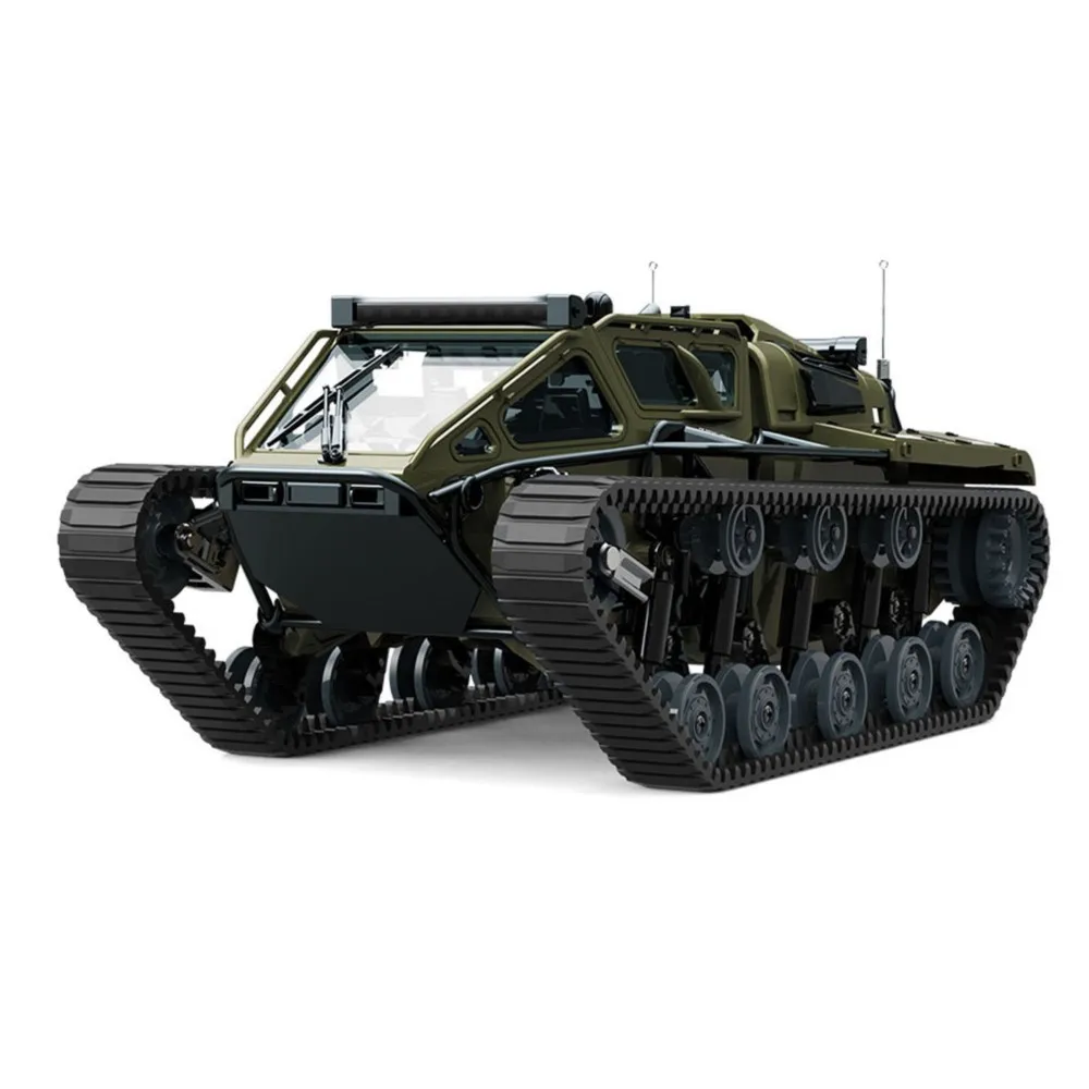 Voiture RC JJRC C8812 1:18 2.4GHz Tout-Terrain Chenilles LED