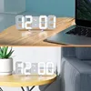 Table  3D LED Digital Alarm Clock Wall Clock Time/Date/Temperature for Home Kitchen Offices Clock Decoration Garden Clocks 6