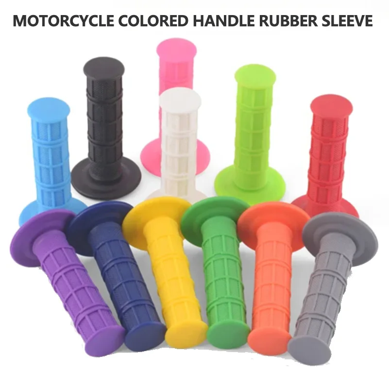 Vibrant 12-Color Universal Motorcycle Handlebar Grips