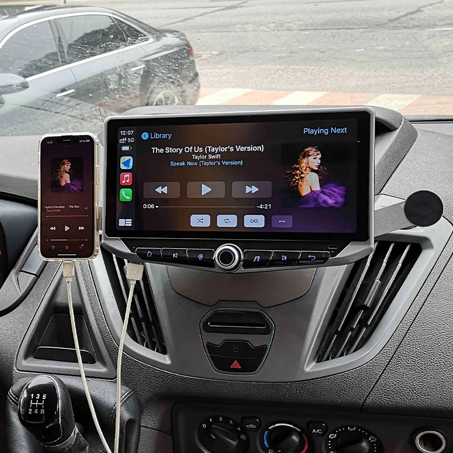 Multimedia GPS Head Unit Stereo For FORD TOURNEO CUSTOM TRANSIT CONNECT ECOSPORT B-MAX FIGO KA Car Android Video Player Carplay
