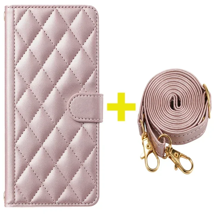Luxurious Crossbody Leather Flip Wallet Case – Premium Design